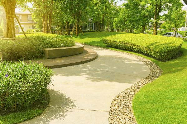 Cement Walkway Installation in Rockville