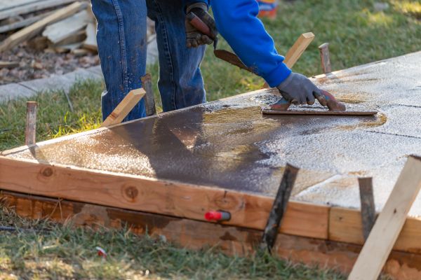 Patio Slab Construction in Rockville