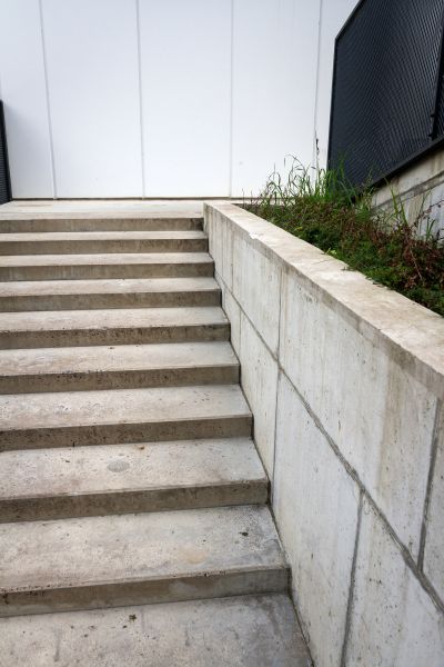 Cement Stair Installation in Rockville