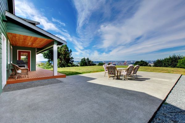 Backyard Concrete Paving in Rockville