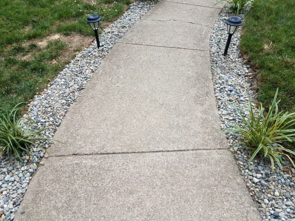Cement Path Construction in Rockville