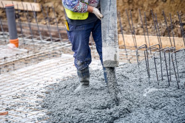 Cabin Foundation Pouring in Rockville